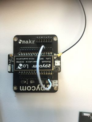 Figure 3: Shows breadboard wire connecting G23 and GND